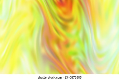 Light Green, Yellow vector blurred pattern. A completely new colored illustration in blur style. Smart design for your work.