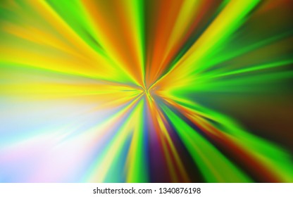 Light Green, Yellow vector blurred and colored pattern. An elegant bright illustration with gradient. Completely new design for your business.