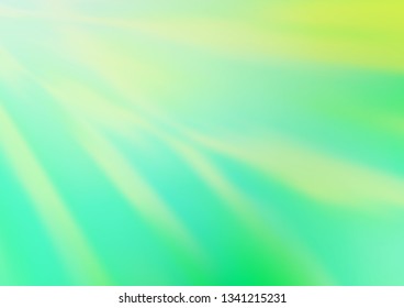 Light Green, Yellow vector blurred bright background. Colorful illustration in abstract style with gradient. The best blurred design for your business.