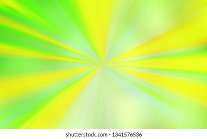 Light Green, Yellow vector blurred shine abstract template. Modern abstract illustration with gradient. New style design for your brand book.