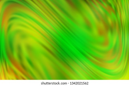 Light Green, Yellow vector blurred bright texture. Colorful illustration in abstract style with gradient. Smart design for your work.