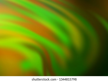 Light Green, Yellow vector blurred and colored background. Modern geometrical abstract illustration with gradient. The background for your creative designs.