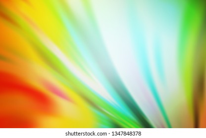 Light Green, Yellow vector blurred bright pattern. Glitter abstract illustration with gradient design. New style for your business design.