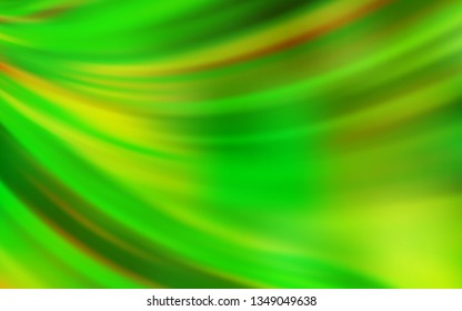 Light Green, Yellow vector blurred pattern. Shining colored illustration in smart style. The best blurred design for your business.