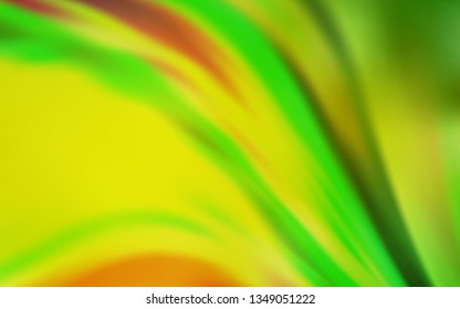 Light Green, Yellow vector blurred bright pattern. An elegant bright illustration with gradient. New design for your business.