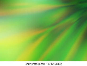Light Green, Yellow vector blurred bright background. An elegant bright illustration with gradient. The template for backgrounds of cell phones.