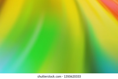 Light Green, Yellow vector blurred shine abstract background. Colorful abstract illustration with gradient. New design for your business.