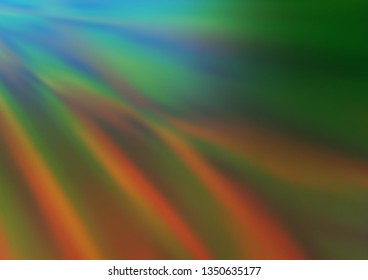 Light Green, Yellow vector blurred shine abstract template. Colorful illustration in blurry style with gradient. The elegant pattern for brand book.