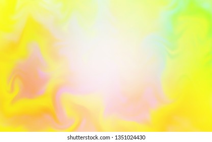 Light Green, Yellow vector blurred shine abstract texture. Colorful illustration in abstract style with gradient. Elegant background for a brand book.