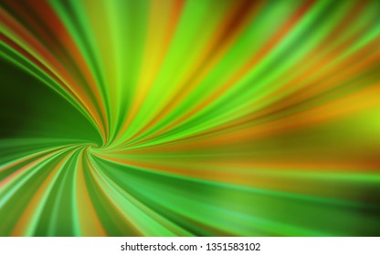 Light Green, Yellow vector blurred shine abstract template. Colorful illustration in abstract style with gradient. Smart design for your work.