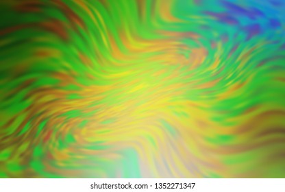 Light Green, Yellow vector blurred bright texture. Colorful abstract illustration with gradient. Elegant background for a brand book.