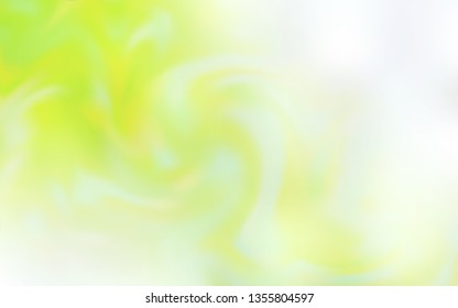 Light Green, Yellow vector blurred background. Glitter abstract illustration with gradient design. Elegant background for a brand book.