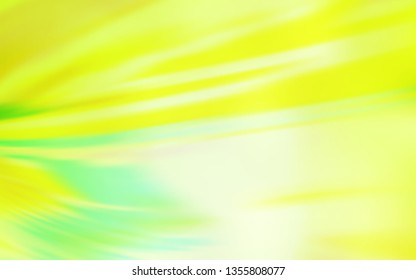 Light Green, Yellow vector blurred bright pattern. Glitter abstract illustration with gradient design. New style for your business design.