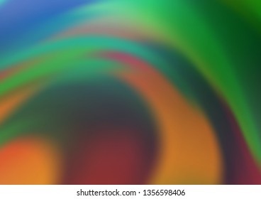 Light Green, Yellow vector blurred bright template. Shining colorful illustration in a Brand new style. A completely new design for your business.