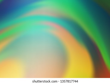 Light Green, Yellow vector blurred bright pattern. Colorful illustration in blurry style with gradient. The best blurred design for your business.