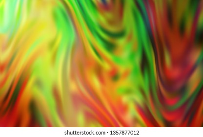 Light Green, Yellow vector blurred and colored pattern. New colored illustration in blur style with gradient. Background for designs.