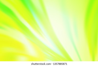 Light Green, Yellow vector blurred bright template. Colorful illustration in abstract style with gradient. Blurred design for your web site.