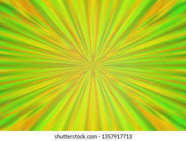Light Green, Yellow vector blurred bright template. A completely new color illustration in a bokeh style. Brand new style for your business design.