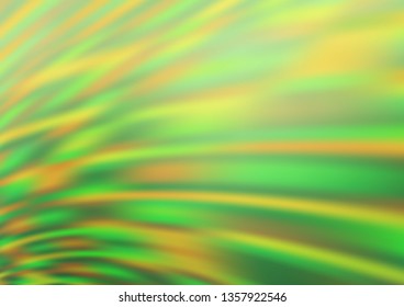 Light Green, Yellow vector blurred bright pattern. Shining colorful illustration in a Brand new style. The background for your creative designs.