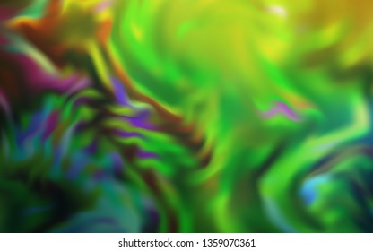 Light Green, Yellow vector blurred template. Modern abstract illustration with gradient. New style design for your brand book.