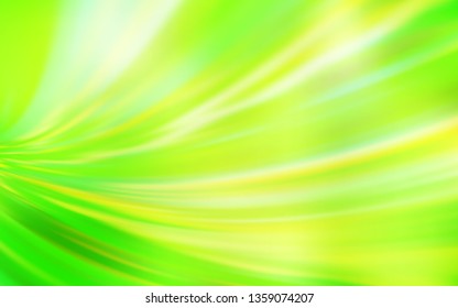 Light Green, Yellow vector blurred bright template. Modern abstract illustration with gradient. New style for your business design.