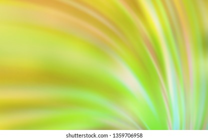 Light Green, Yellow vector blurred bright pattern. Glitter abstract illustration with gradient design. New design for your business.
