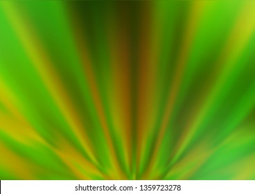 Light Green, Yellow vector blurred bright pattern. Creative illustration in halftone style with gradient. The background for your creative designs.