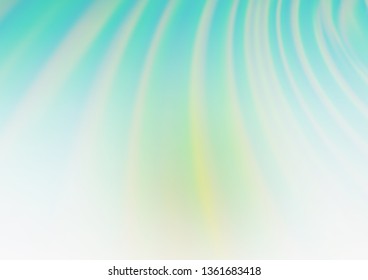 Light Green, Yellow vector blurred bright background. An elegant bright illustration with gradient. A completely new design for your business.