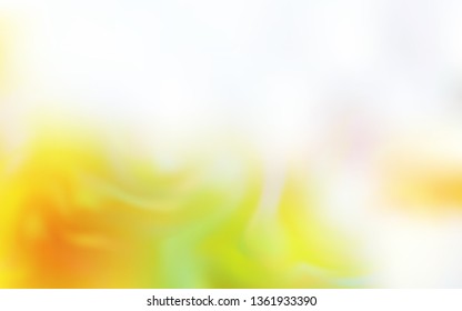 Light Green, Yellow vector blurred template. Abstract colorful illustration with gradient. The best blurred design for your business.