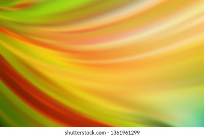 Light Green, Yellow vector blurred bright template. An elegant bright illustration with gradient. Elegant background for a brand book.
