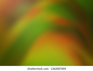 Light Green, Yellow vector blurred shine abstract background. Shining colorful illustration in a Brand new style. The best blurred design for your business.