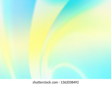 Light Green, Yellow vector blurred shine abstract background. Shining colorful illustration in a Brand new style. Brand new style for your business design.