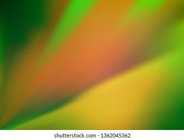Light Green, Yellow vector blurred and colored template. Colorful illustration in blurry style with gradient. The template for backgrounds of cell phones.