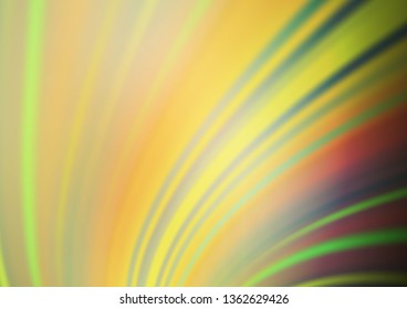 Light Green, Yellow vector blurred and colored template. Colorful illustration in blurry style with gradient. Brand new style for your business design.
