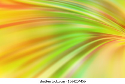 Light Green, Yellow vector blurred bright template. An elegant bright illustration with gradient. Smart design for your work.