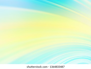 Light Green, Yellow vector blurred shine abstract template. Shining colorful illustration in a Brand new style. The background for your creative designs.
