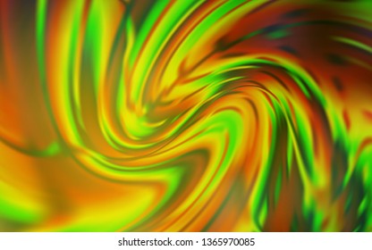 Light Green, Yellow vector blurred and colored pattern. A completely new colored illustration in blur style. Smart design for your work.