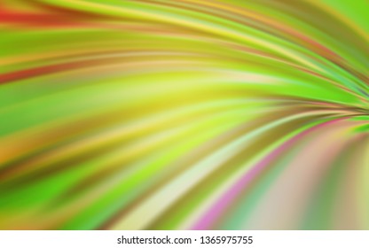 Light Green, Yellow vector blurred shine abstract texture. Colorful abstract illustration with gradient. Smart design for your work.