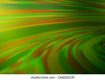 Light Green, Yellow vector blurred shine abstract pattern. Colorful illustration in blurry style with gradient. A new texture for your design.