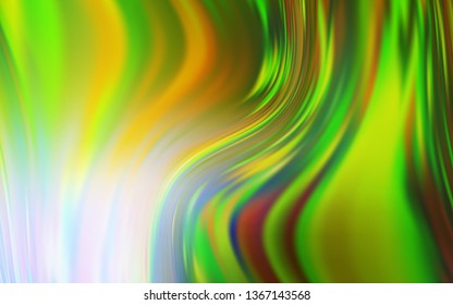 Light Green, Yellow vector blurred shine abstract background. Shining colored illustration in smart style. Completely new design for your business.