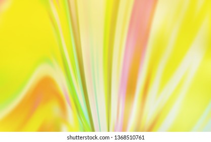 Light Green, Yellow vector blurred shine abstract template. Abstract colorful illustration with gradient. New design for your business.