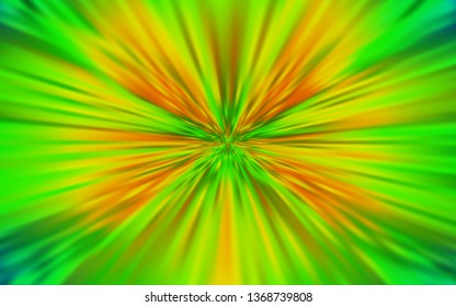 Light Green, Yellow vector blurred shine abstract texture. Abstract colorful illustration with gradient. Smart design for your work.