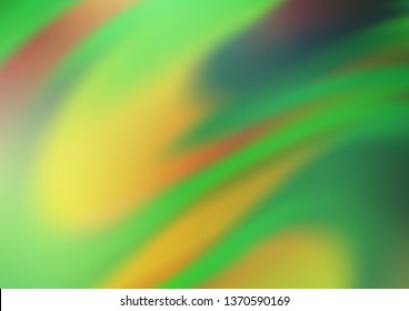 Light Green, Yellow vector blurred background. An elegant bright illustration with gradient. The template can be used for your brand book.