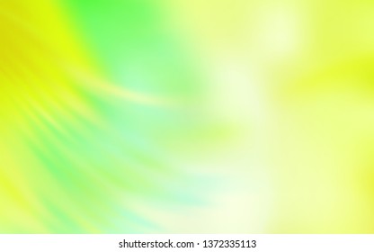 Light Green, Yellow vector blurred pattern. Colorful abstract illustration with gradient. The best blurred design for your business.