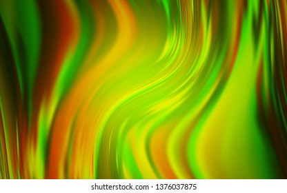 Light Green, Yellow vector blurred template. Colorful illustration in abstract style with gradient. Smart design for your work.