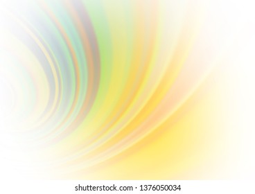 Light Green, Yellow vector blurred and colored template. Colorful illustration in blurry style with gradient. The elegant pattern for brand book.