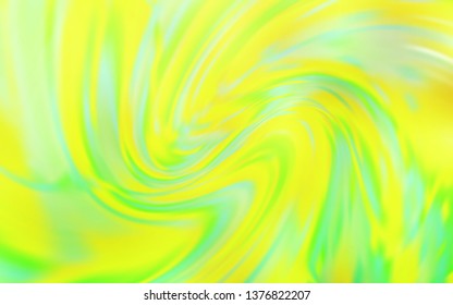 Light Green, Yellow vector blurred and colored pattern. New colored illustration in blur style with gradient. New style for your business design.