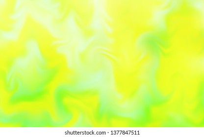 Light Green, Yellow vector blurred pattern. Abstract colorful illustration with gradient. Elegant background for a brand book.
