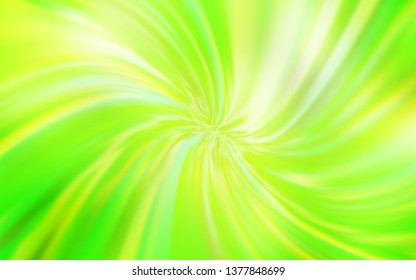 Light Green, Yellow vector blurred shine abstract template. Shining colored illustration in smart style. New style design for your brand book.