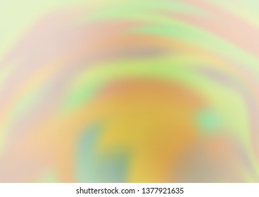 Light Green, Yellow vector blurred shine abstract pattern. Shining colorful illustration in a Brand new style. The template for backgrounds of cell phones.